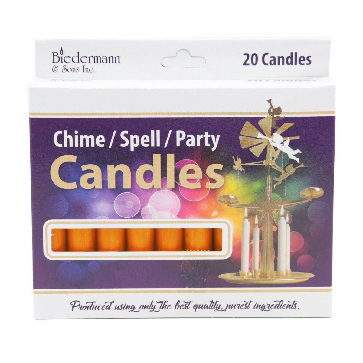 Chime Candle Orange Single - 13 Moons