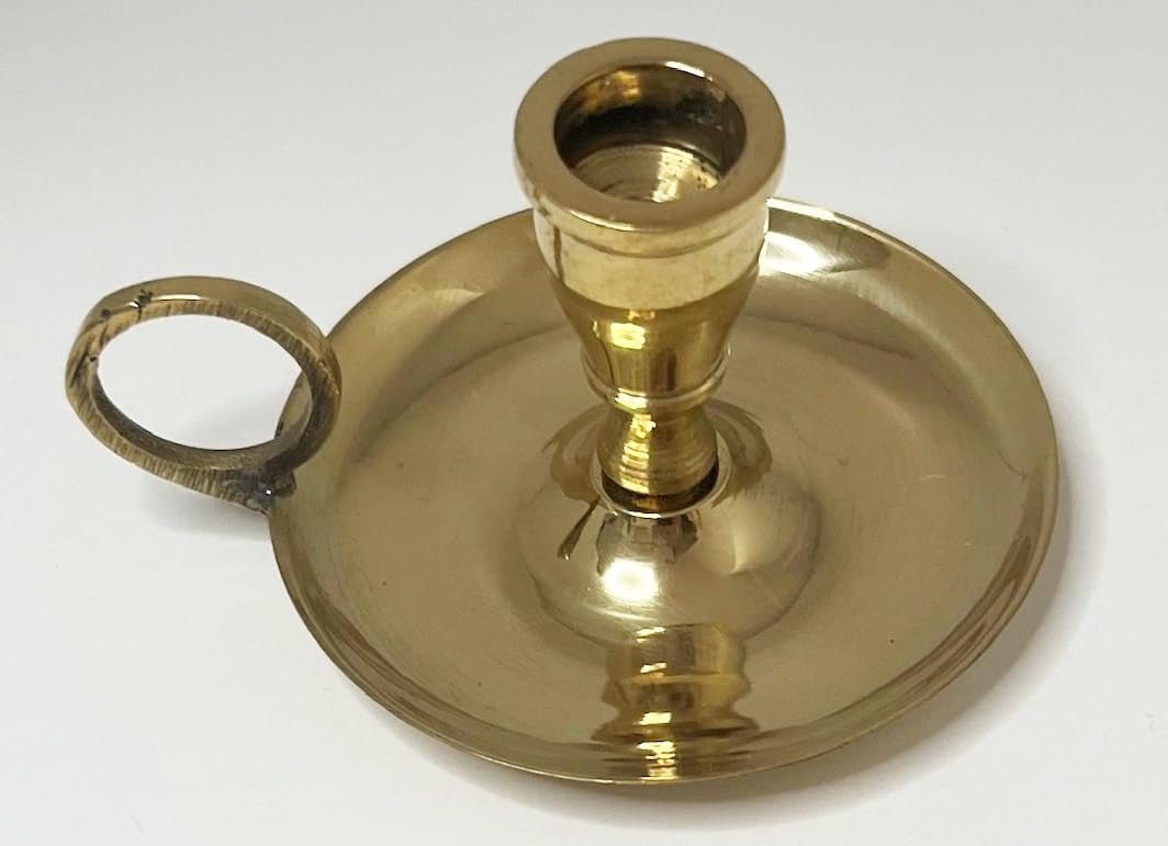 Chime Holder Brass Chamberstick - 13 Moons