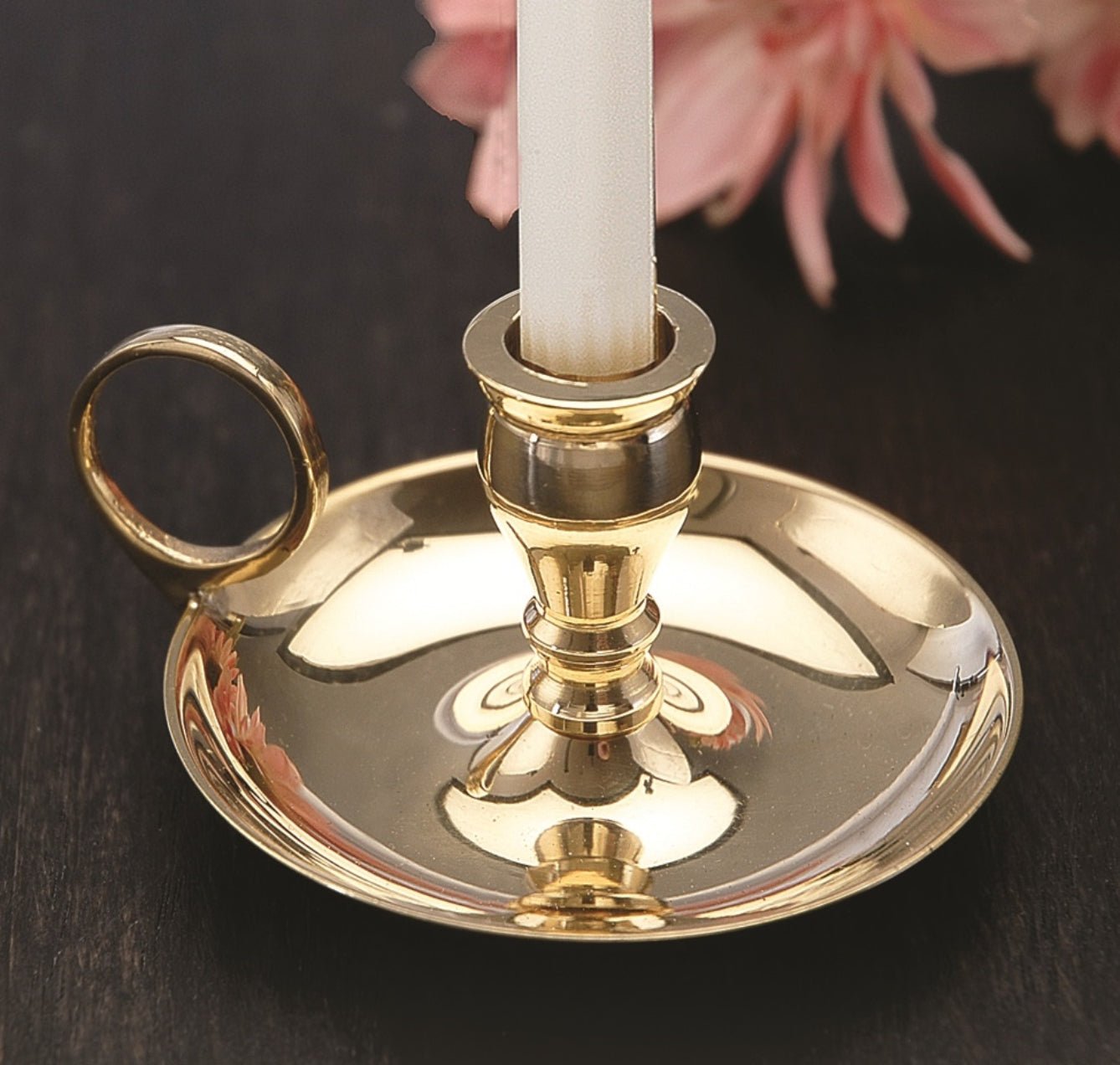 Chime Holder Brass Chamberstick - 13 Moons