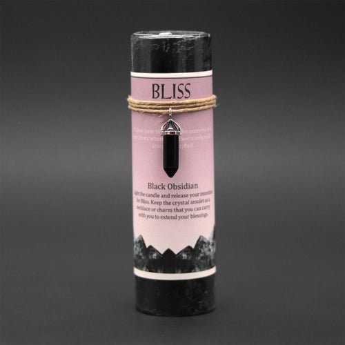 Crystal Energy Bliss Candle with Pendant - 13 Moons