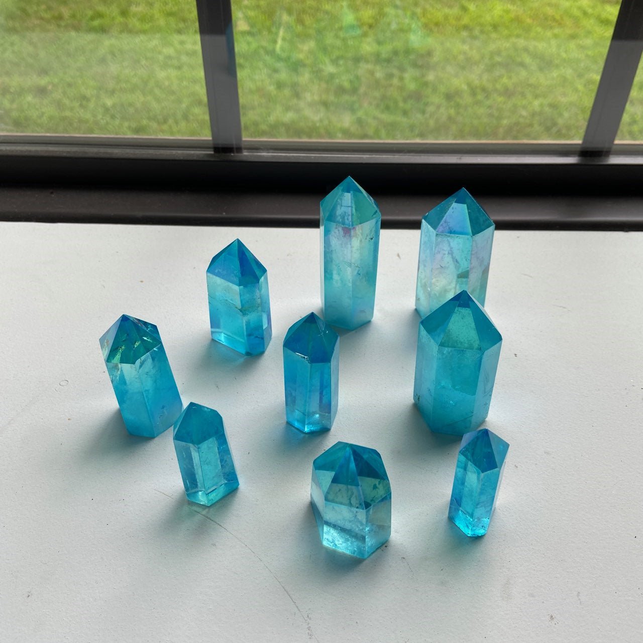 Crystal Quartz Aqua Aura Generator - 13 Moons