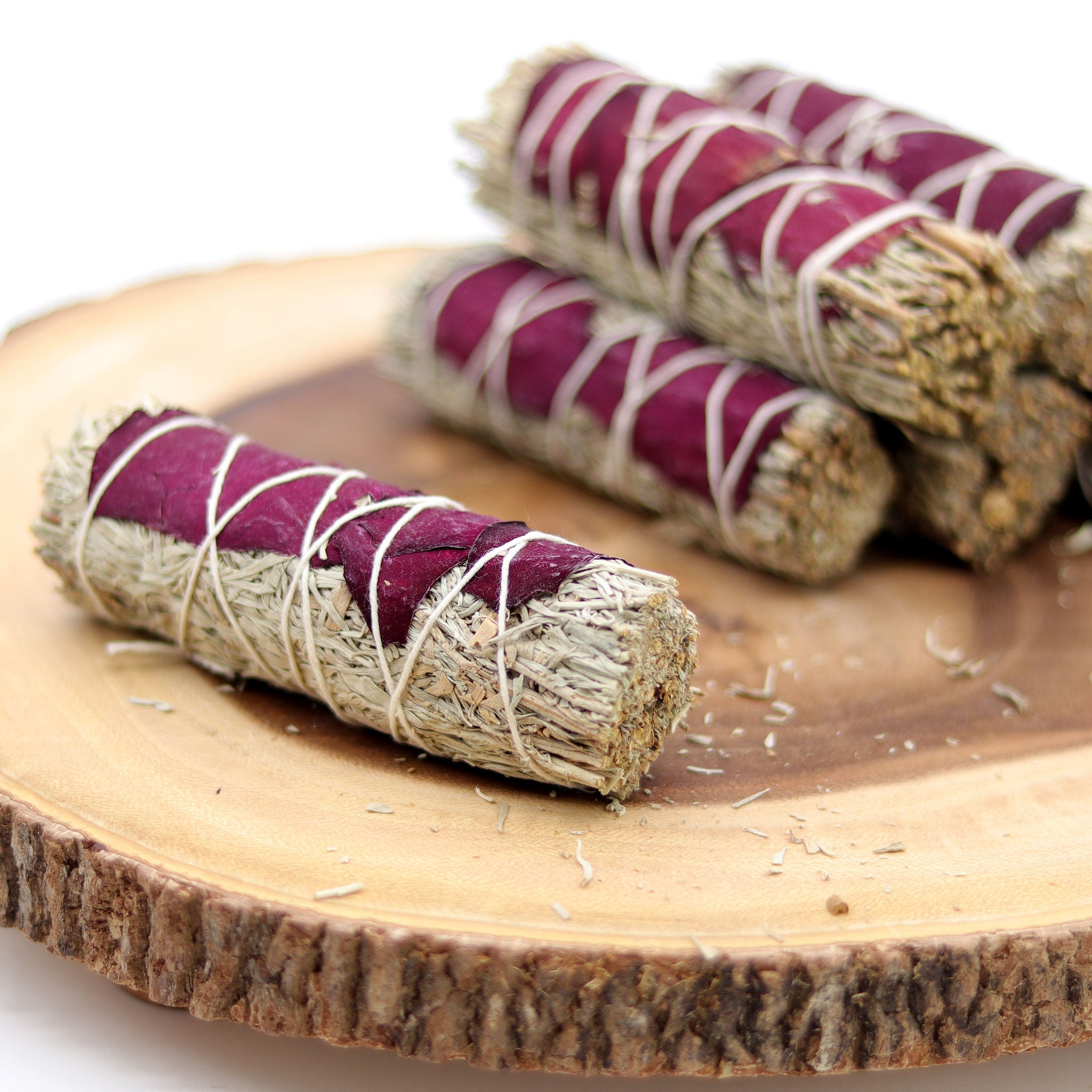 Desert Sage and Rose Smudge Stick - 13 Moons