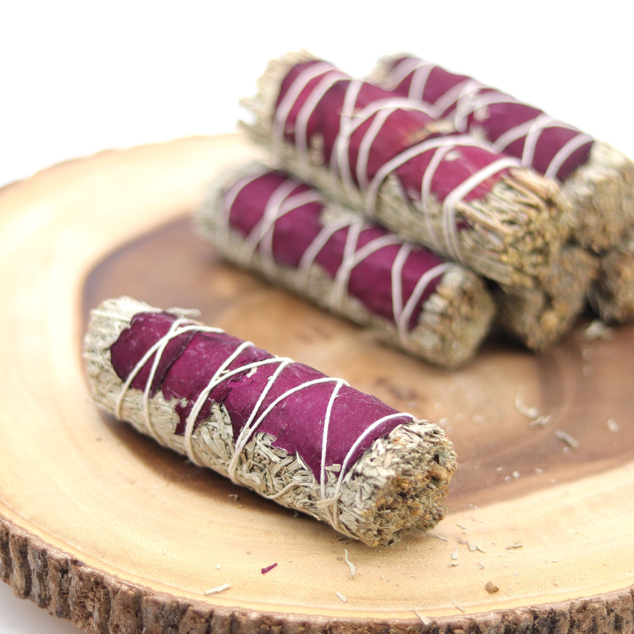 Desert Sage and Rose Smudge Stick - 13 Moons