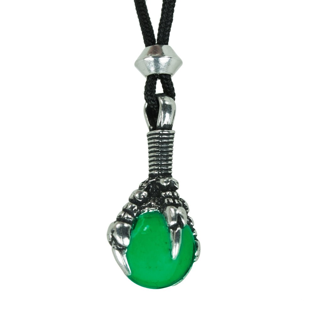 Dragon Claw Pendant - Green - 13 Moons