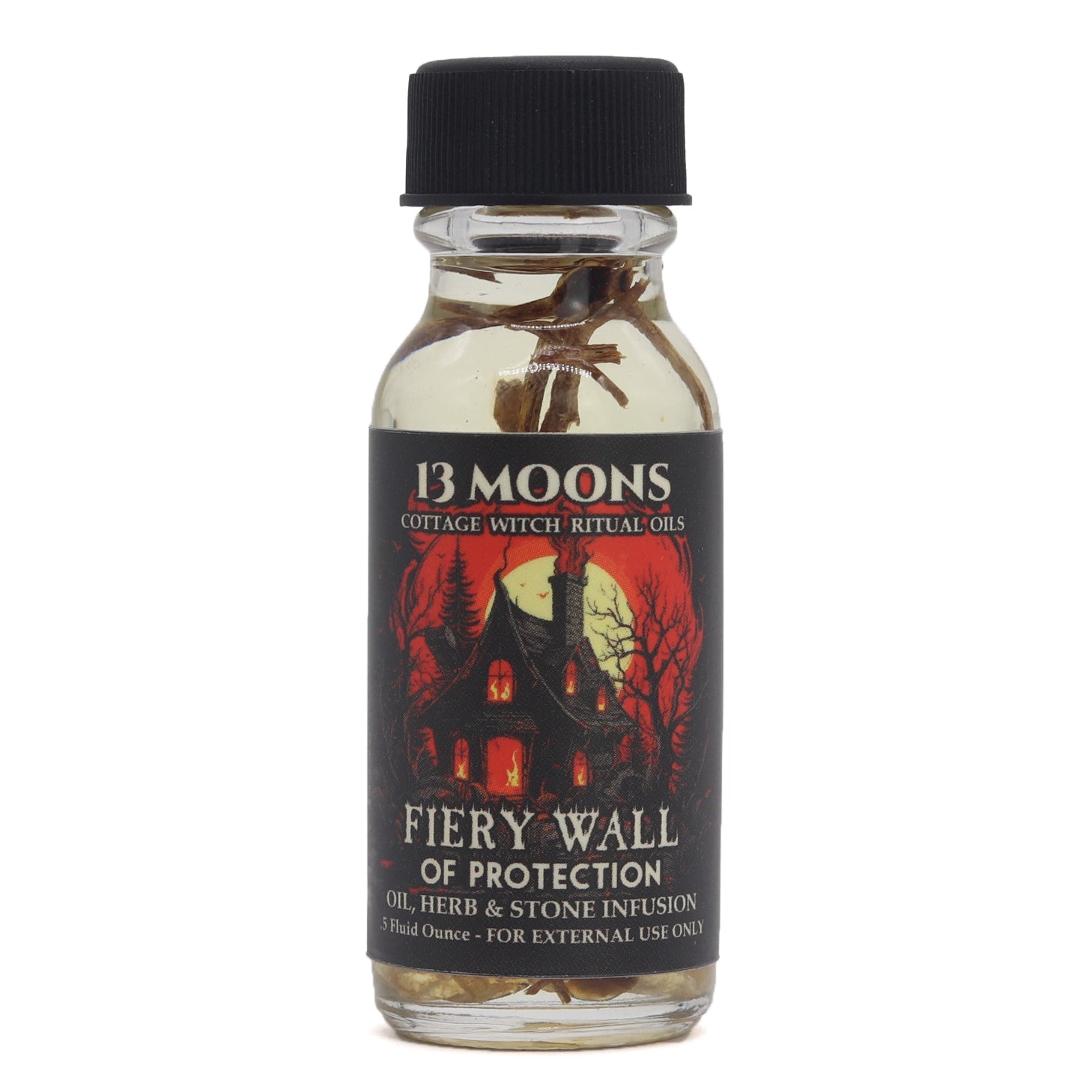 Fiery Wall of Protection Ritual Oil by 13 Moons - 13 Moons