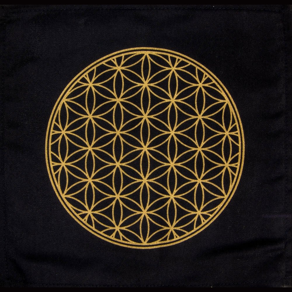 Flower of Life Crystal Grid Cloth - 13 Moons