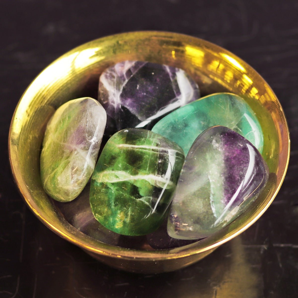 Fluorite Tumbled Stone - 13 Moons