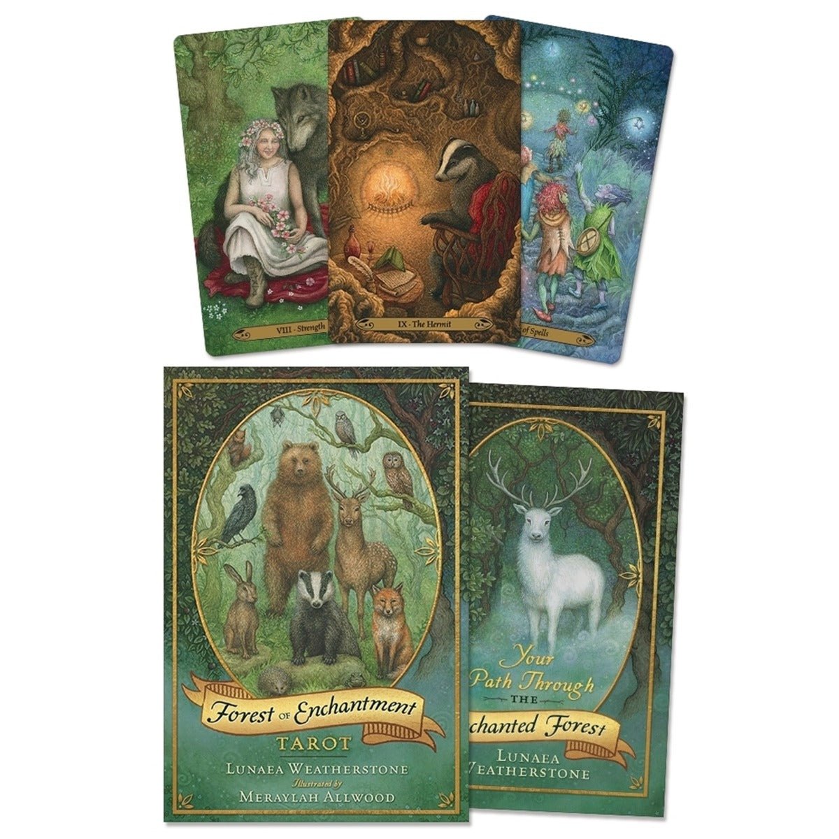 Forest of Enchantment Tarot Deck and Book Kit - 13 Moons