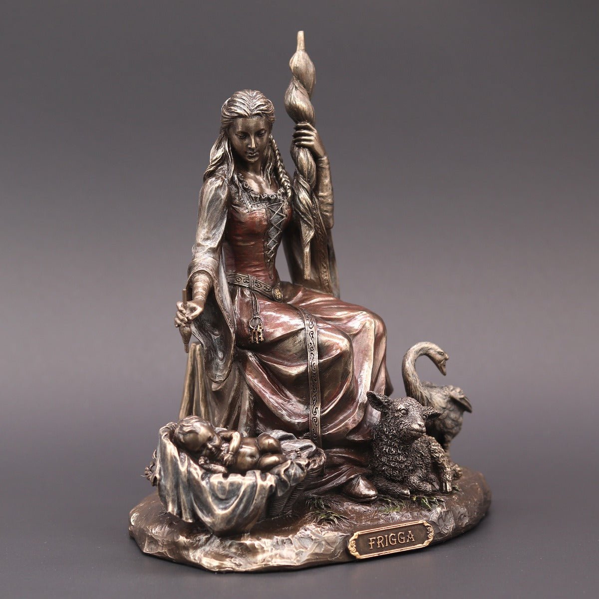 Frigga Bronze Statue - 13 Moons