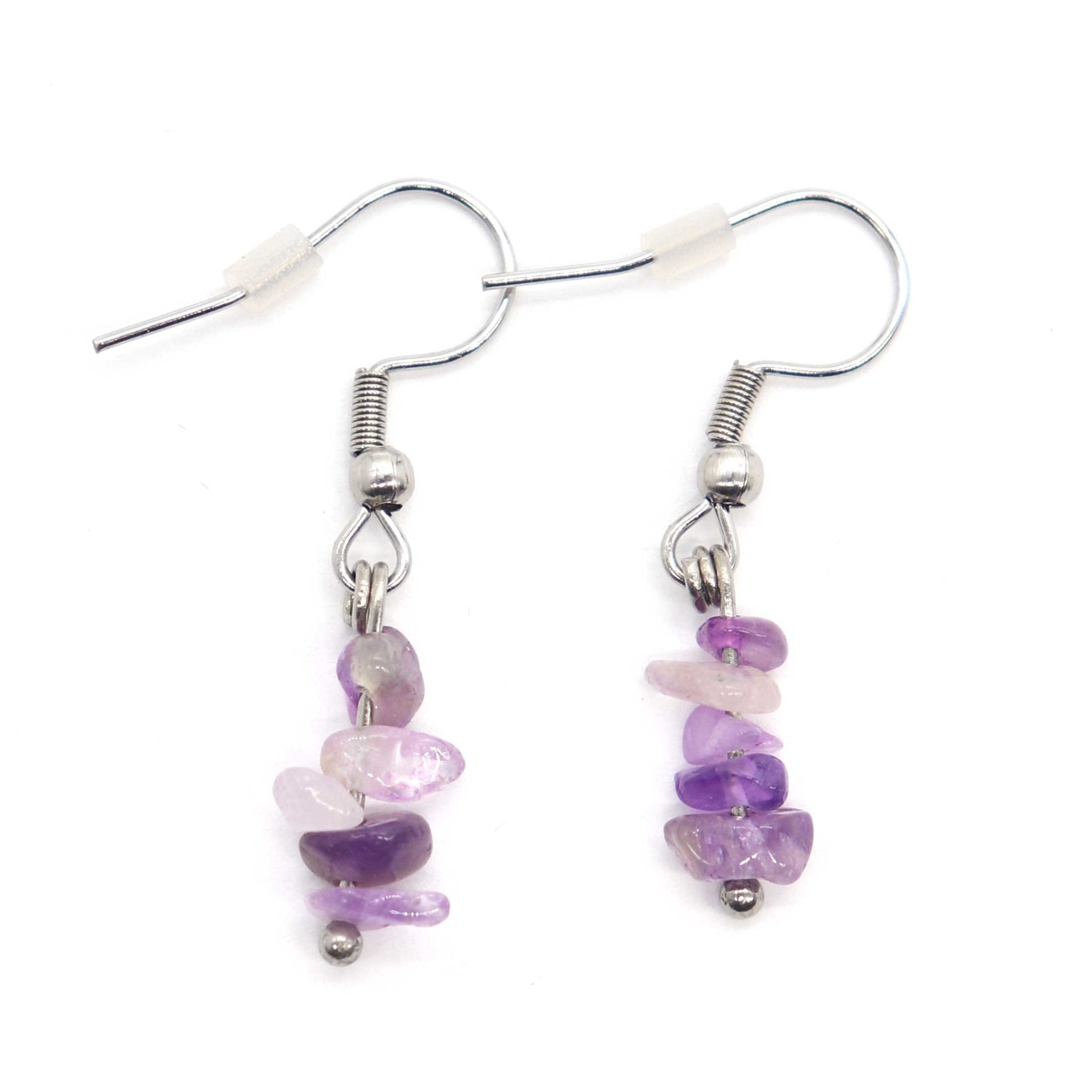 Gemstone Chip Earrings - 13 Moons