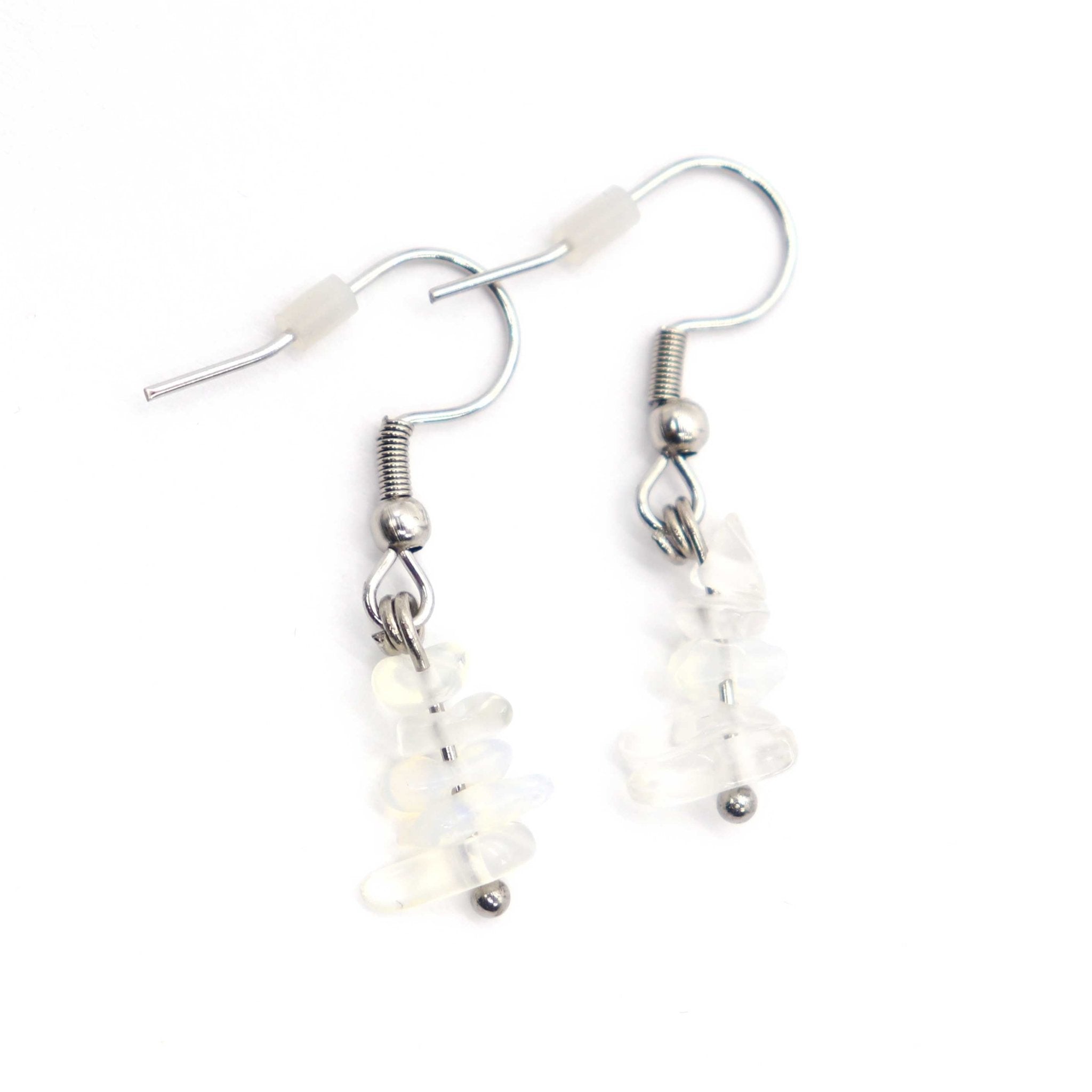 Gemstone Chip Earrings - 13 Moons