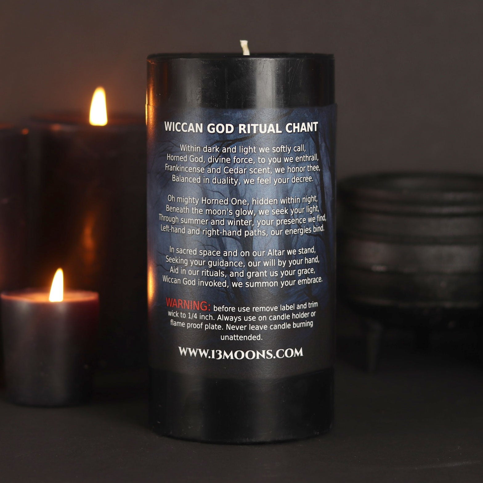 God and Goddess Altar Candle Set - 13 Moons