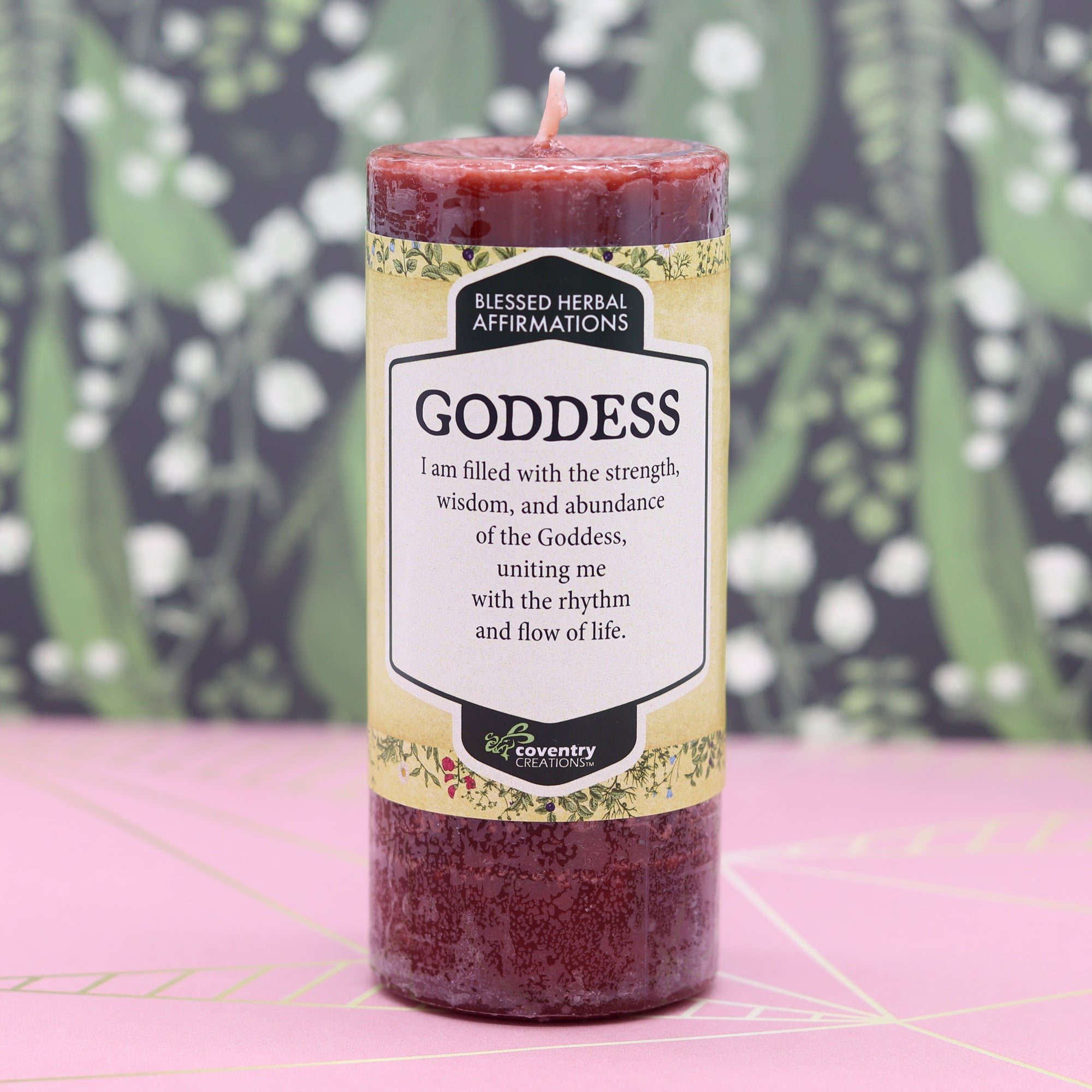 Goddess Affirmation Candle - 13 Moons