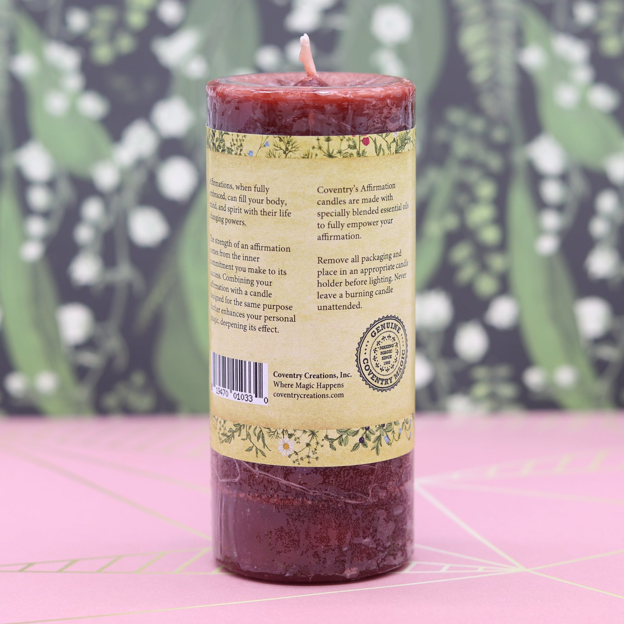 Goddess Affirmation Candle - 13 Moons