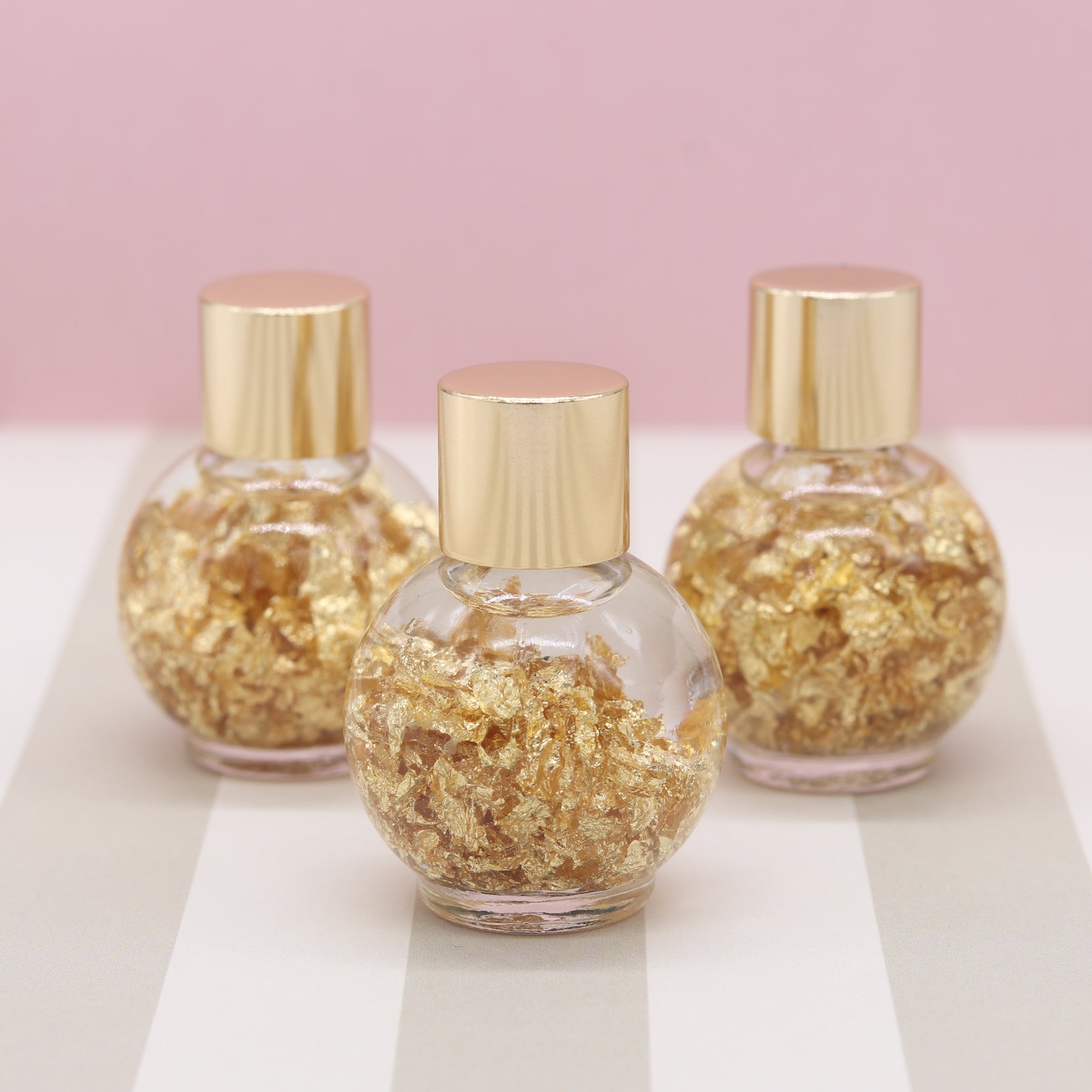 Gold Flakes in Glass Bottle - 13 Moons