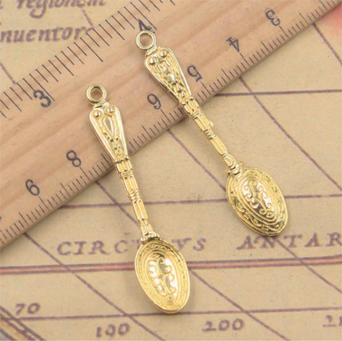 Gold Mini Salt Spoon - 13 Moons