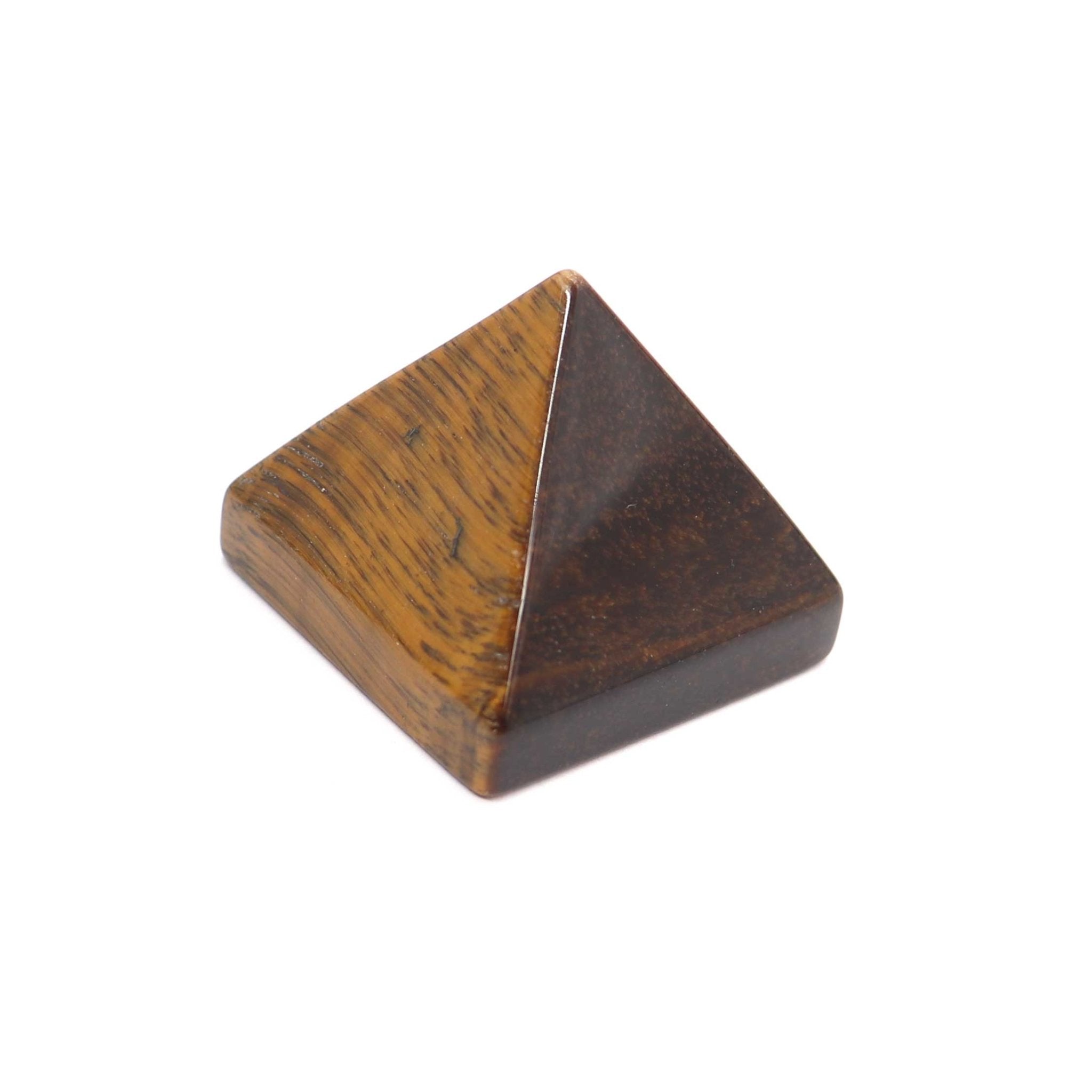 Gold Tigers Eye Pyramid - 13 Moons