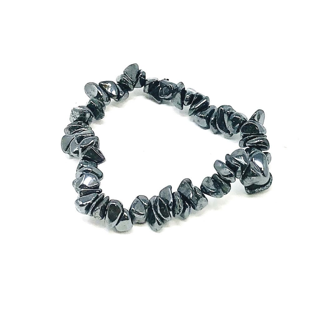 Hematite Chip Bracelet - 13 Moons