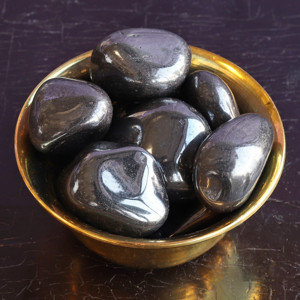 Hematite Tumbled Stone - 13 Moons