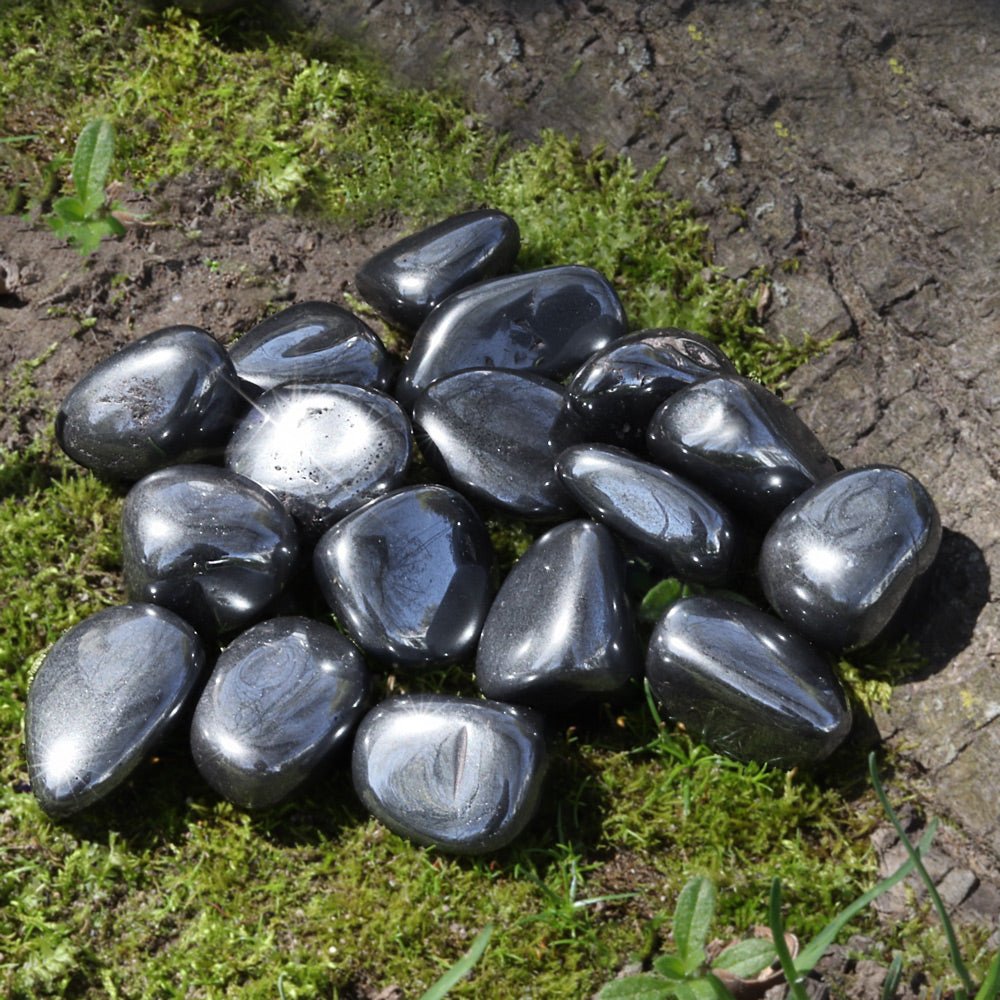 Hematite Tumbled Stone - 13 Moons