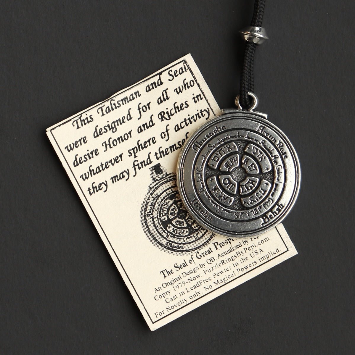 Honor and Riches Talisman - 13 Moons