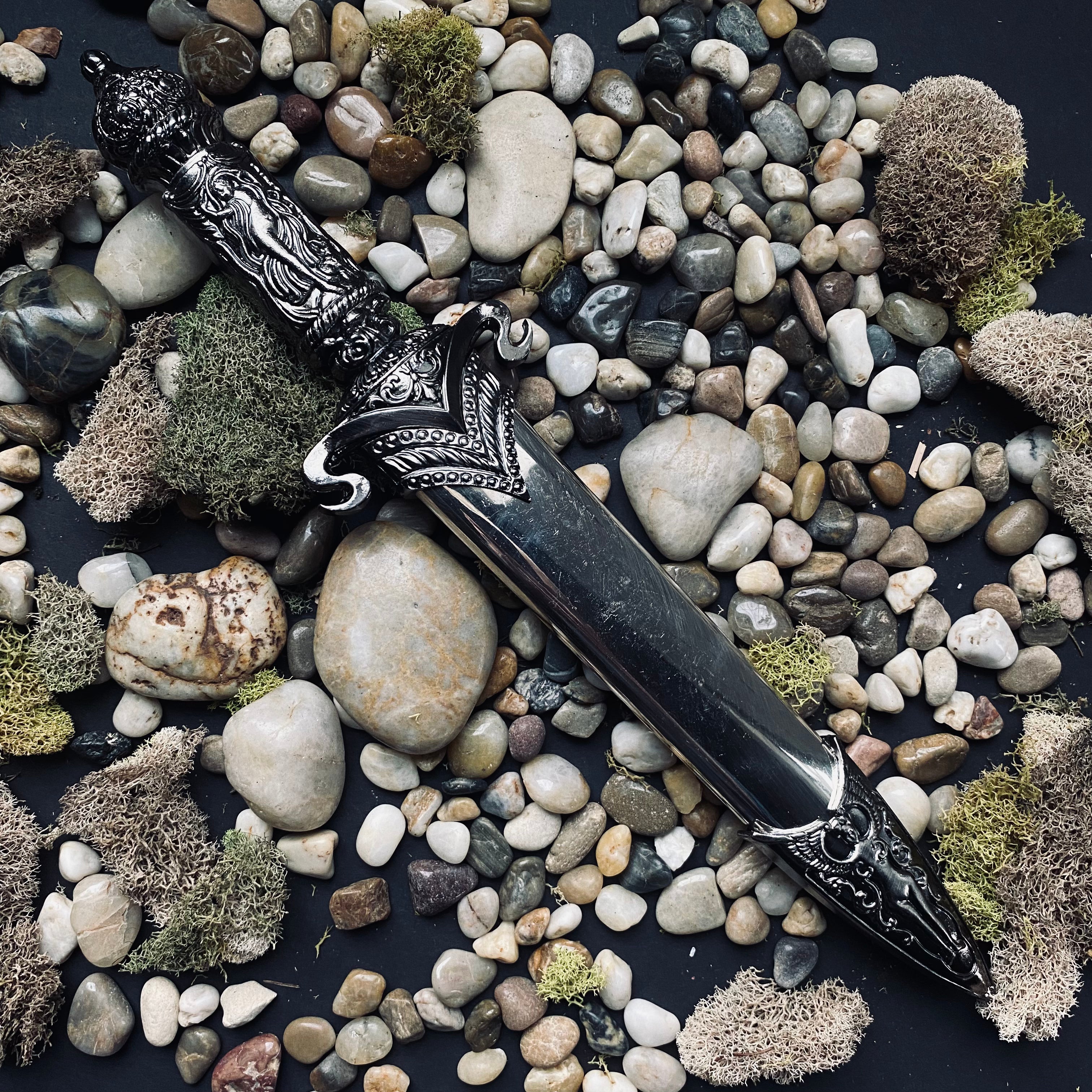 Silver Goddess Athame 1926 SZCO