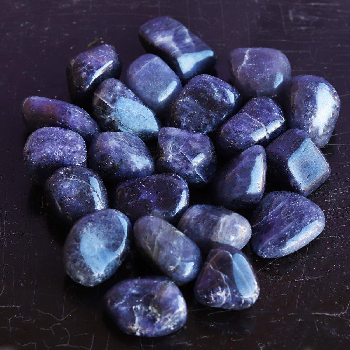 Iolite Tumbled Stone - 13 Moons