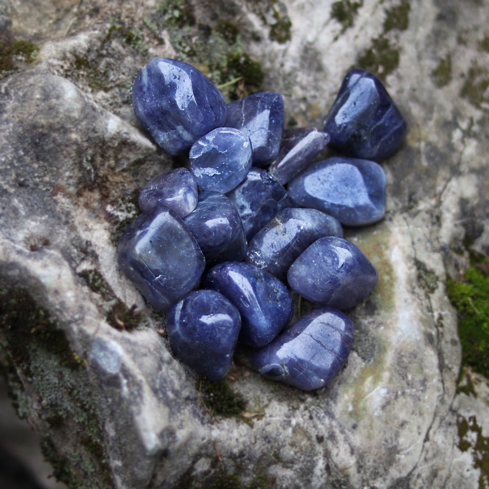 Iolite Tumbled Stone - 13 Moons