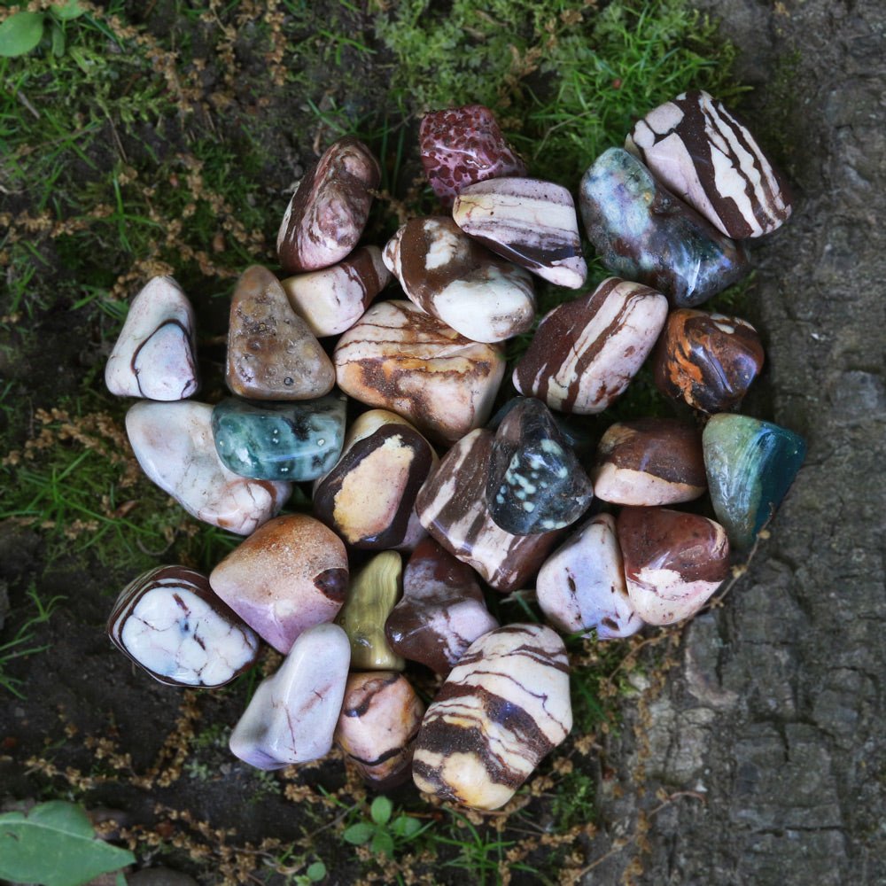 Jasper, Ocean Tumbled Stone - 13 Moons