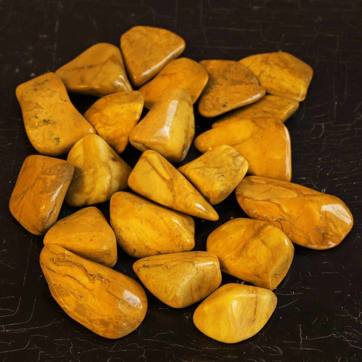 Jasper, Yellow Tumbled Stone - 13 Moons