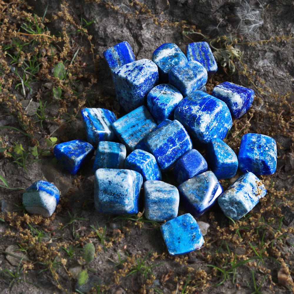 Lapis Lazuli Tumbled Stone - 13 Moons