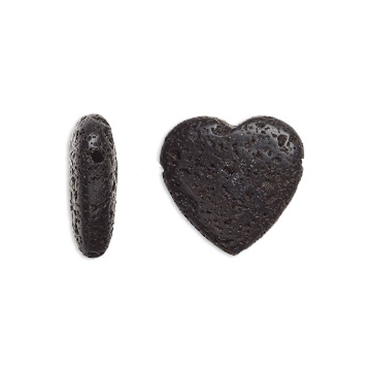 Lava Heart Bead - 13 Moons