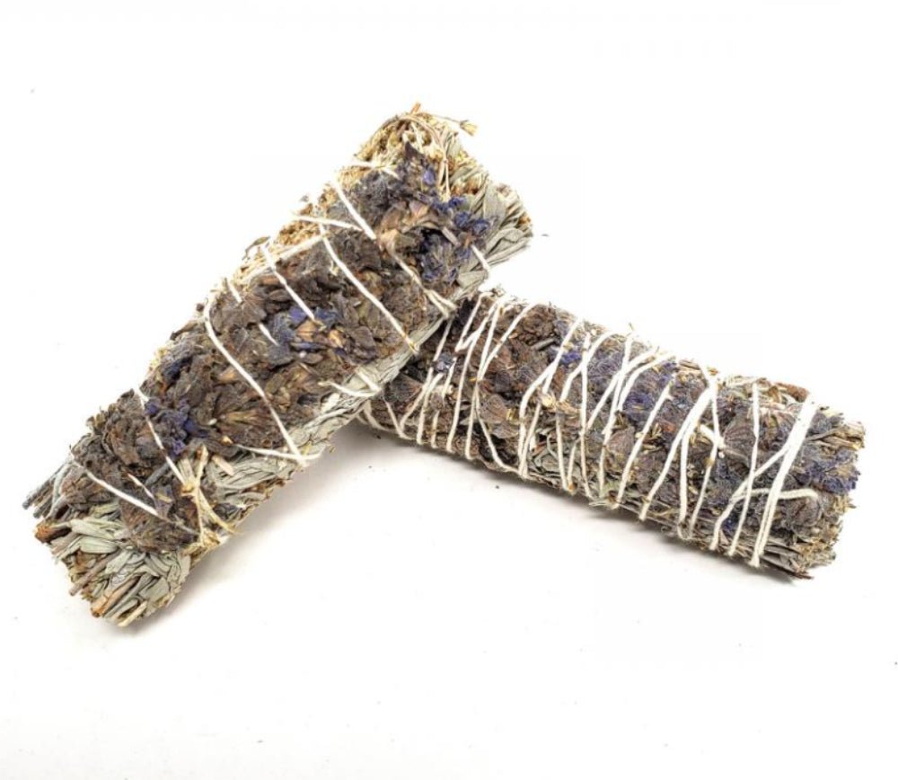 Lavender and Blue Sage Smudge Stick - 13 Moons