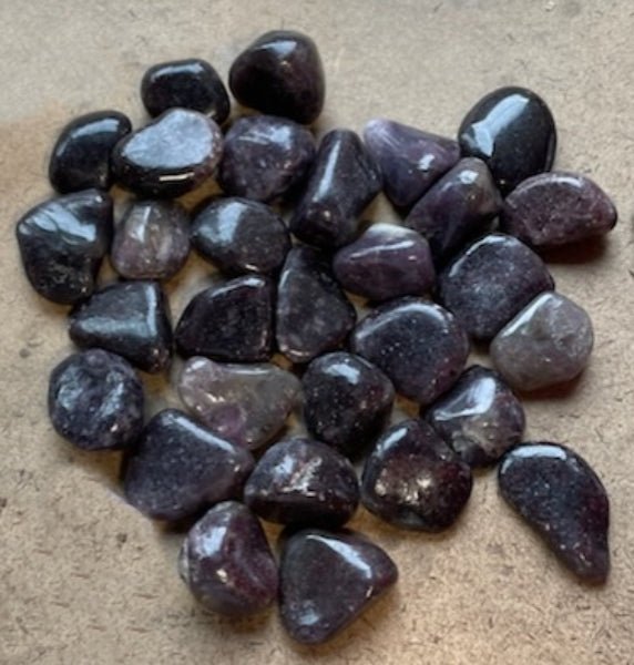 Lepidolite Tumbled Stone - 13 Moons