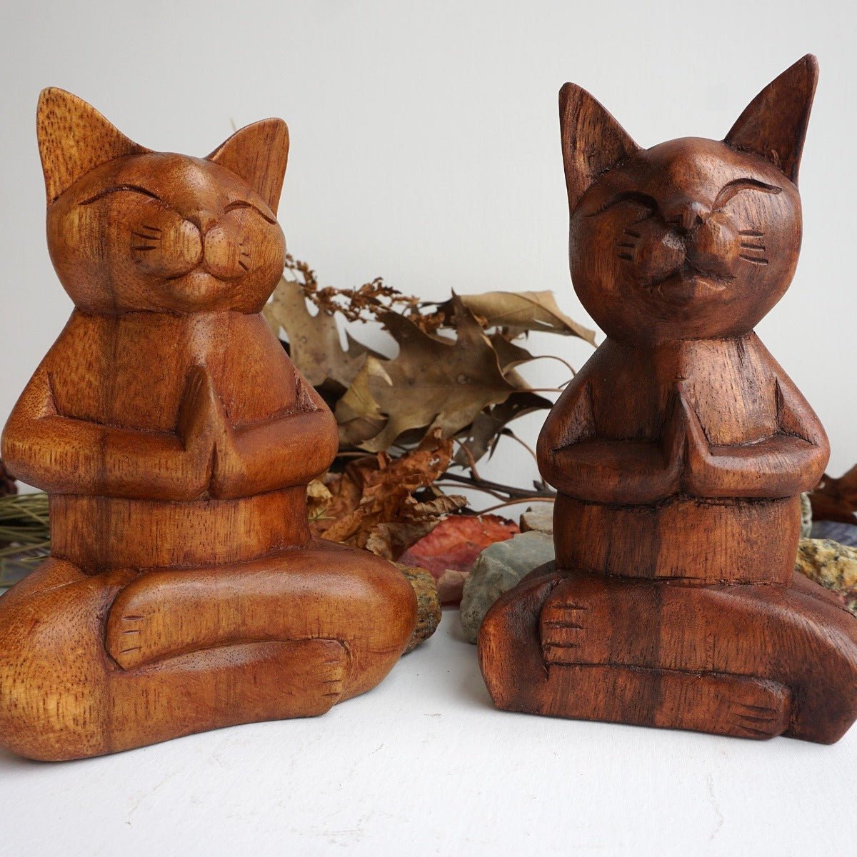 Meditation Cat Statue - 13 Moons