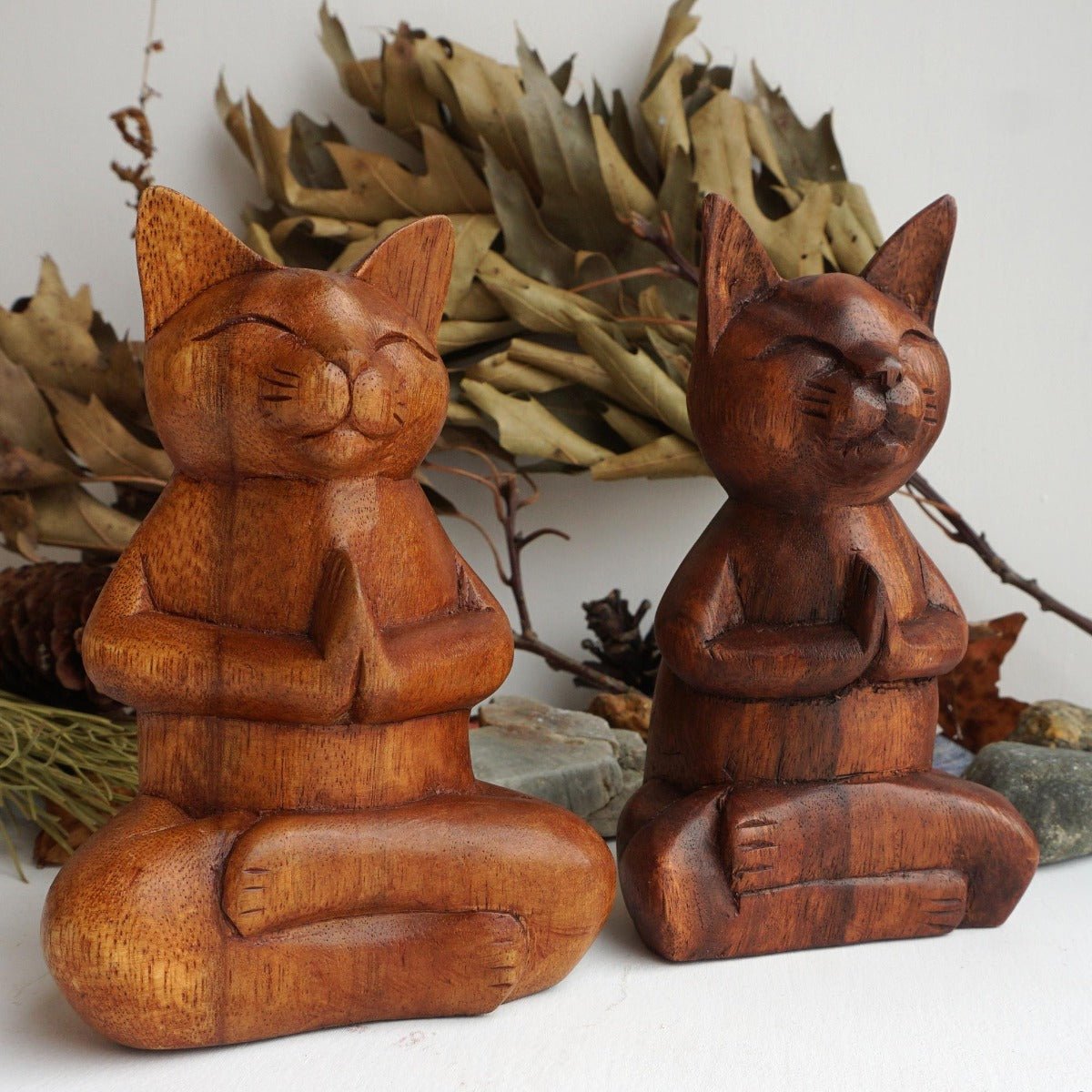 Meditation Cat Statue - 13 Moons