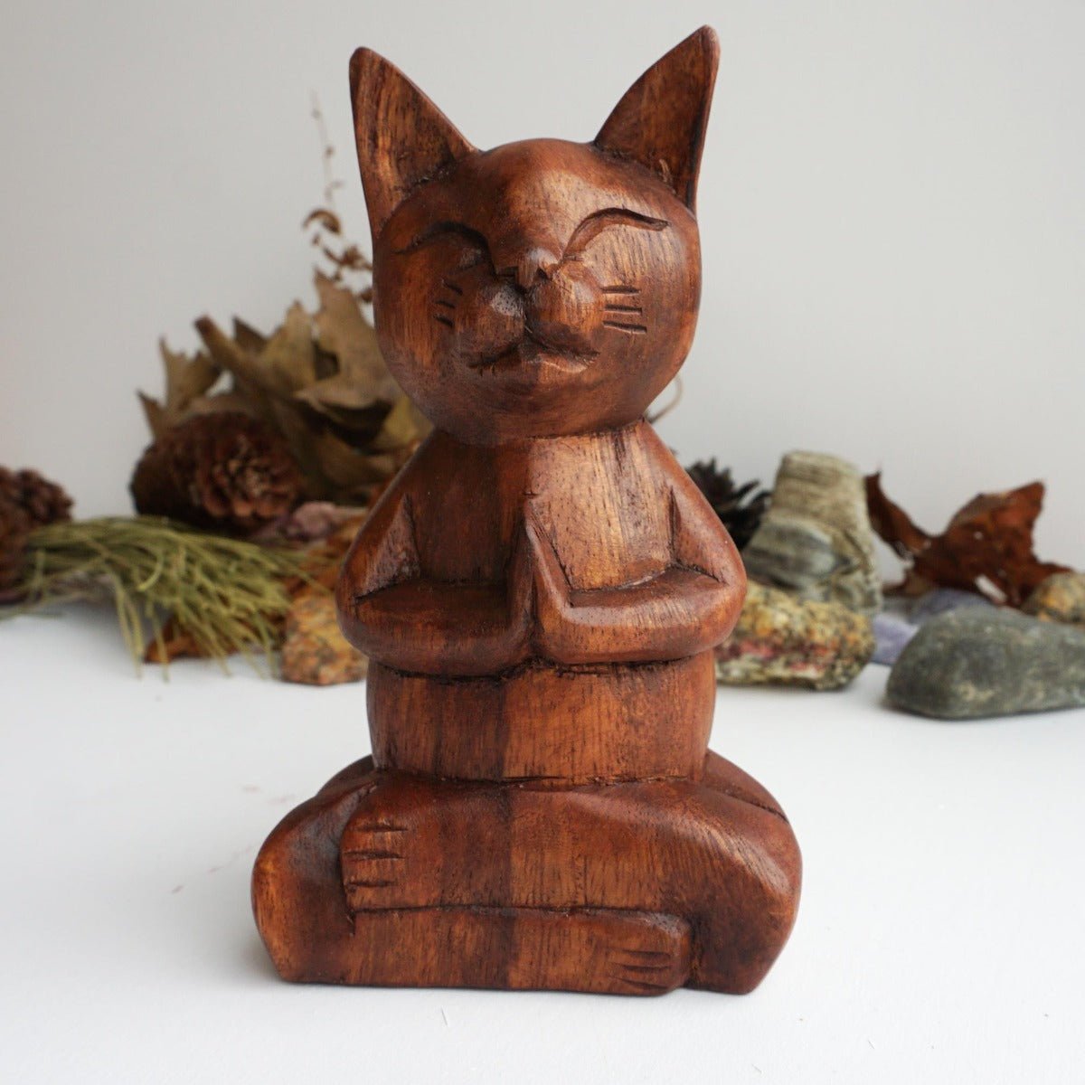 Meditation Cat Statue - 13 Moons