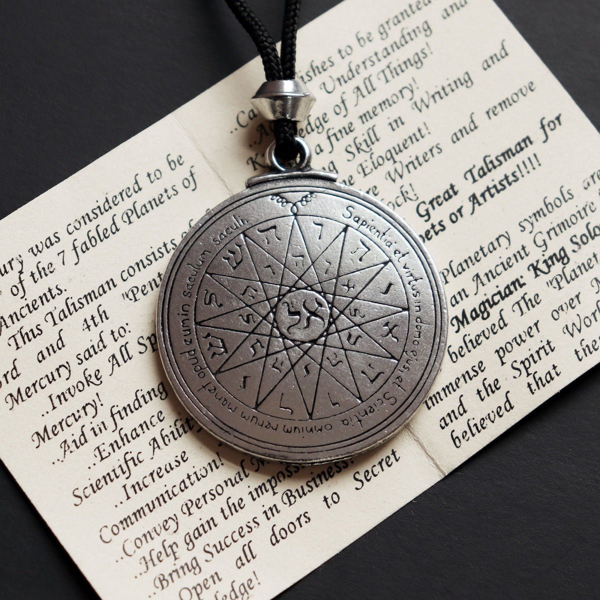 Mercury Planetary Talisman - 13 Moons