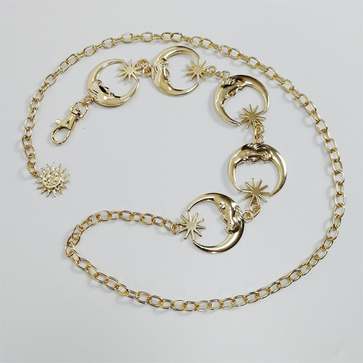 Moon and Stars Celestial Belt, Gold - 13 Moons