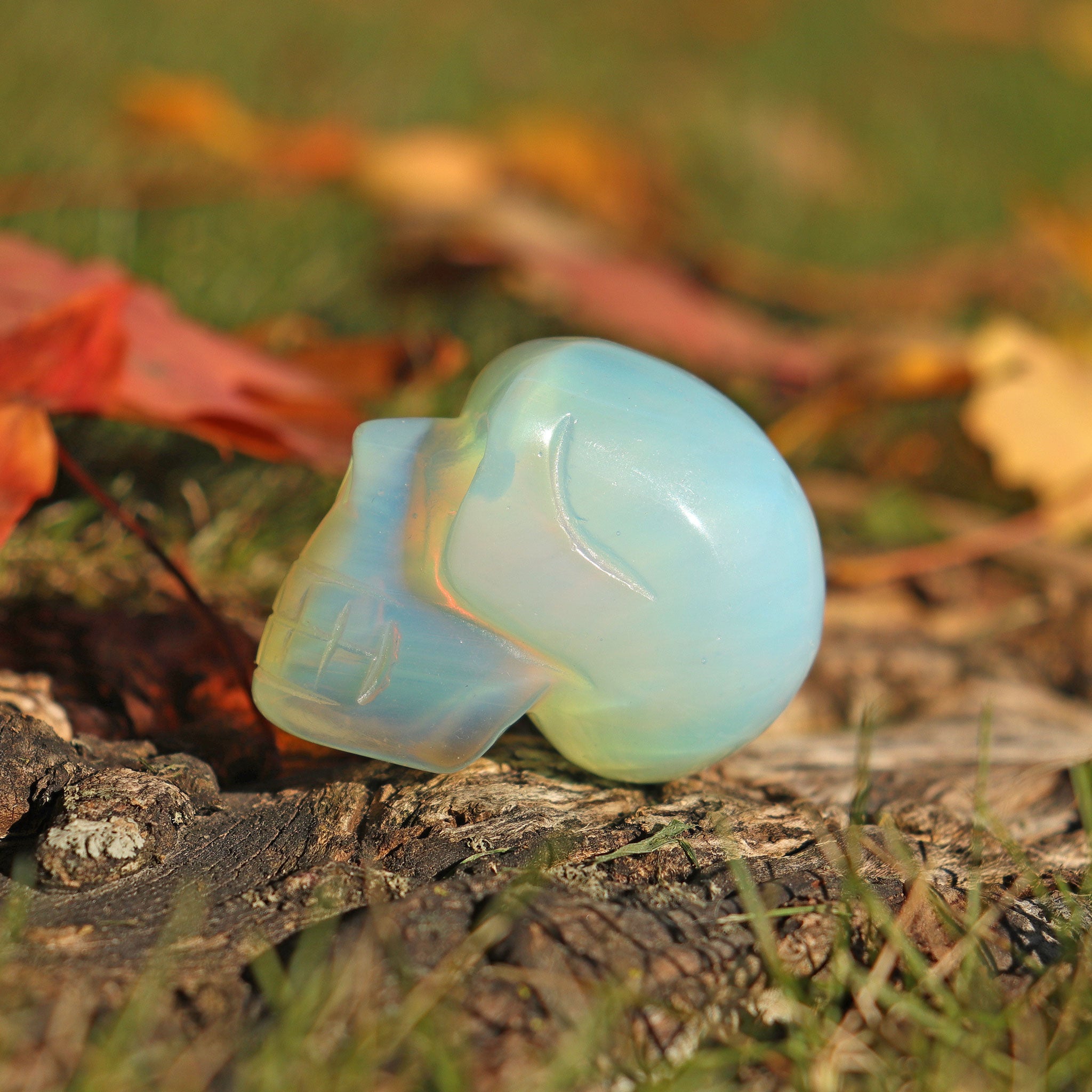 Opalite Skull - 13 Moons