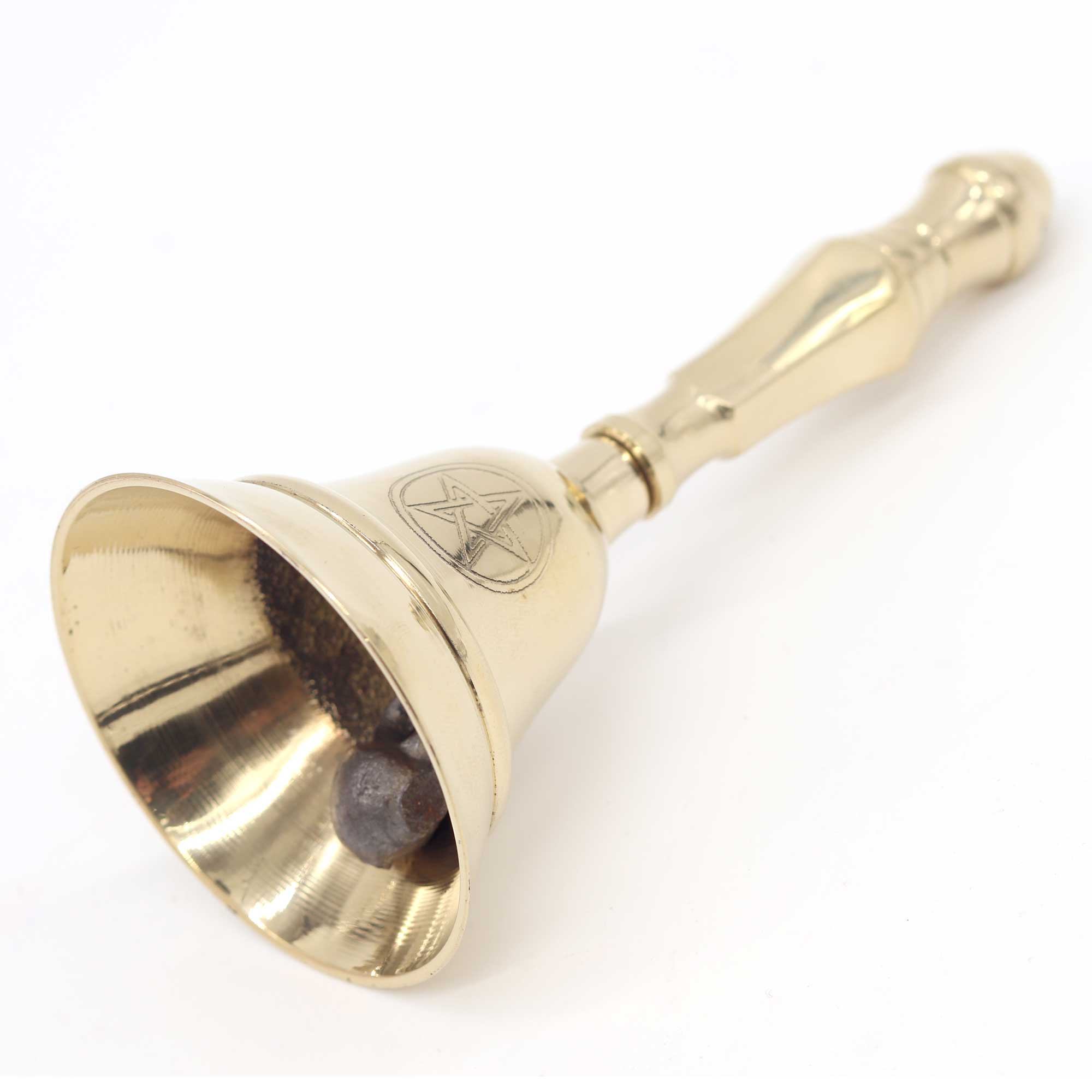 Pentacle Brass Bell 5 inch - 13 Moons