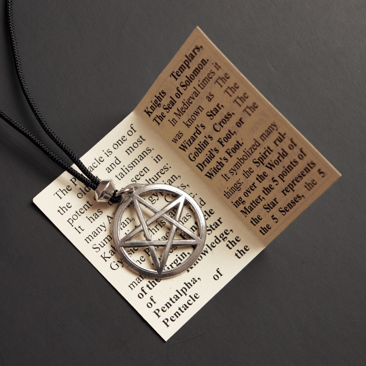 Pentacle Protection Pendant - 13 Moons