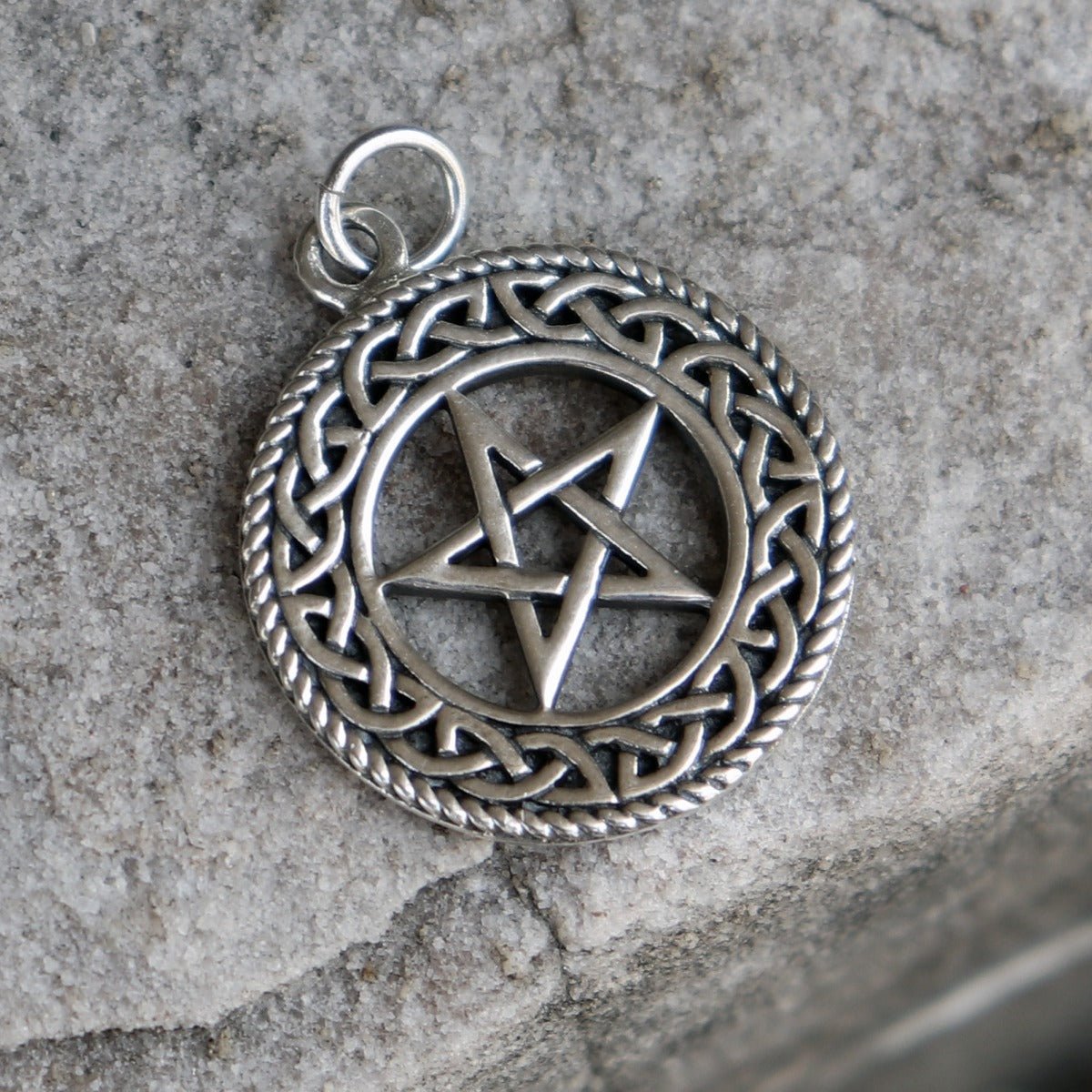 Pentacle with Celtic Border - 13 Moons