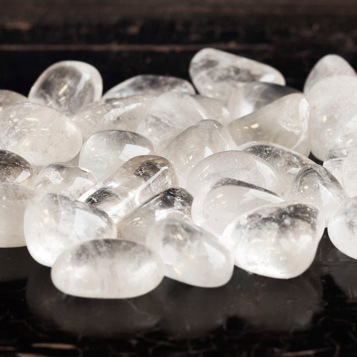 Quartz, Clear Crystal Tumbled - 13 Moons