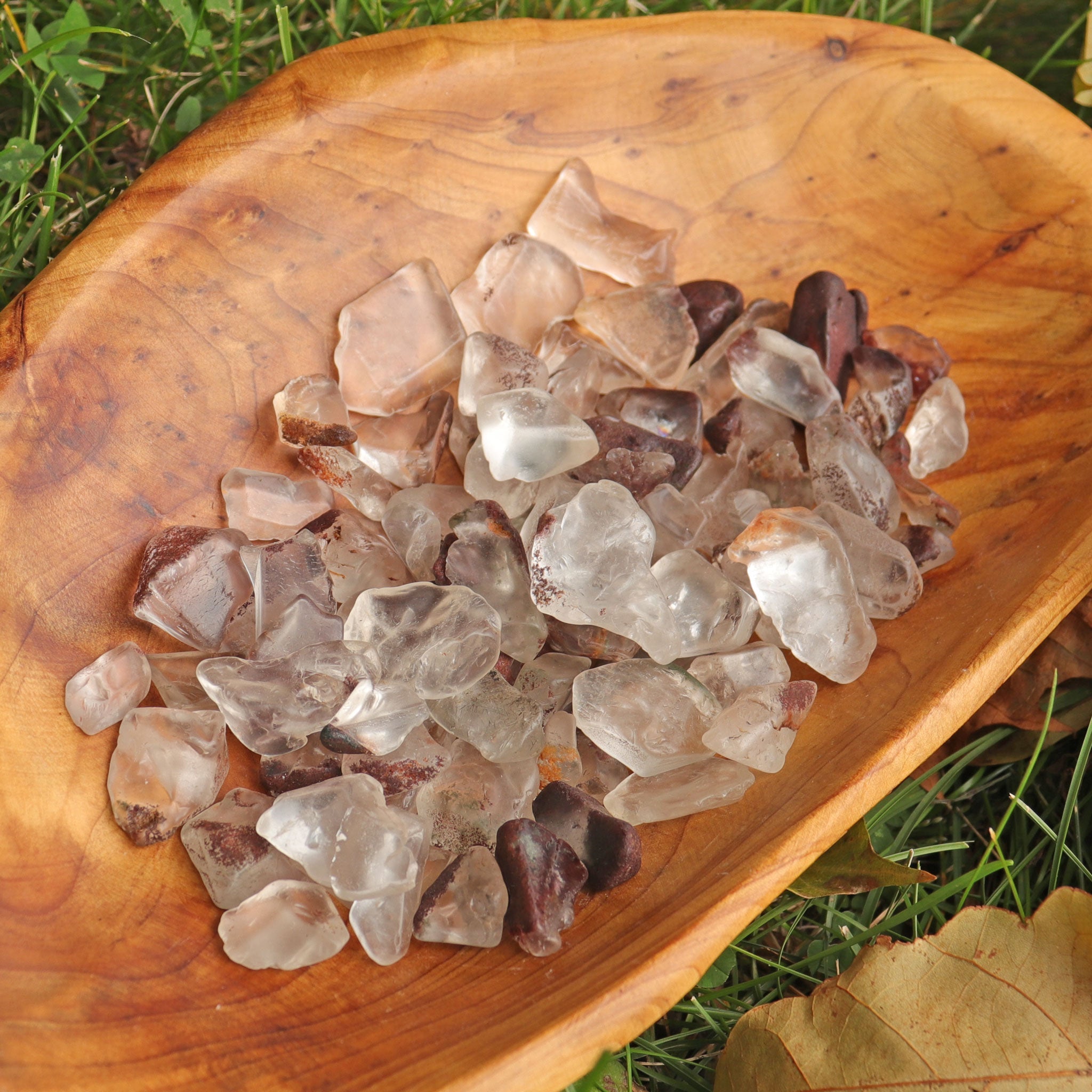 Quartz, Phantom Inclusion Tumbled Stone, Small - 13 Moons