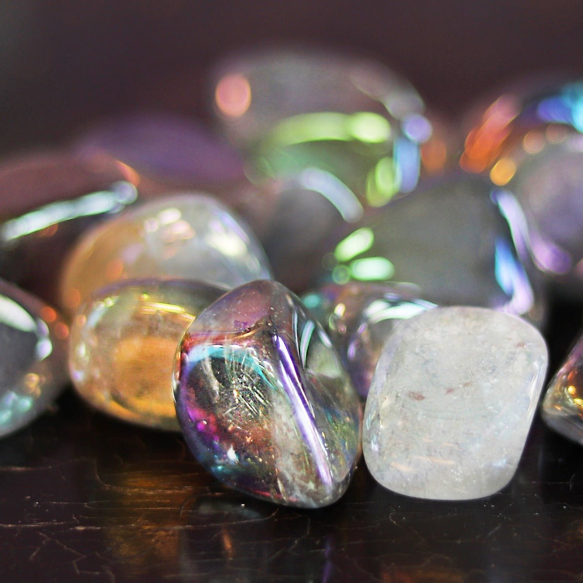 Quartz, Rainbow Tumbled - 13 Moons