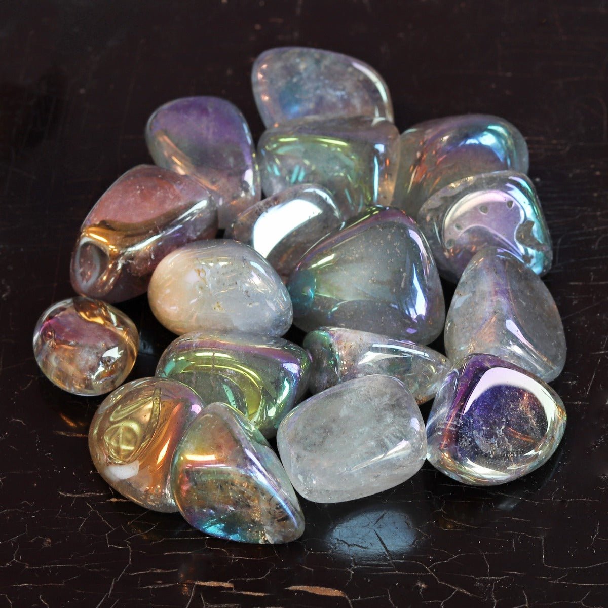 Quartz, Rainbow Tumbled - 13 Moons