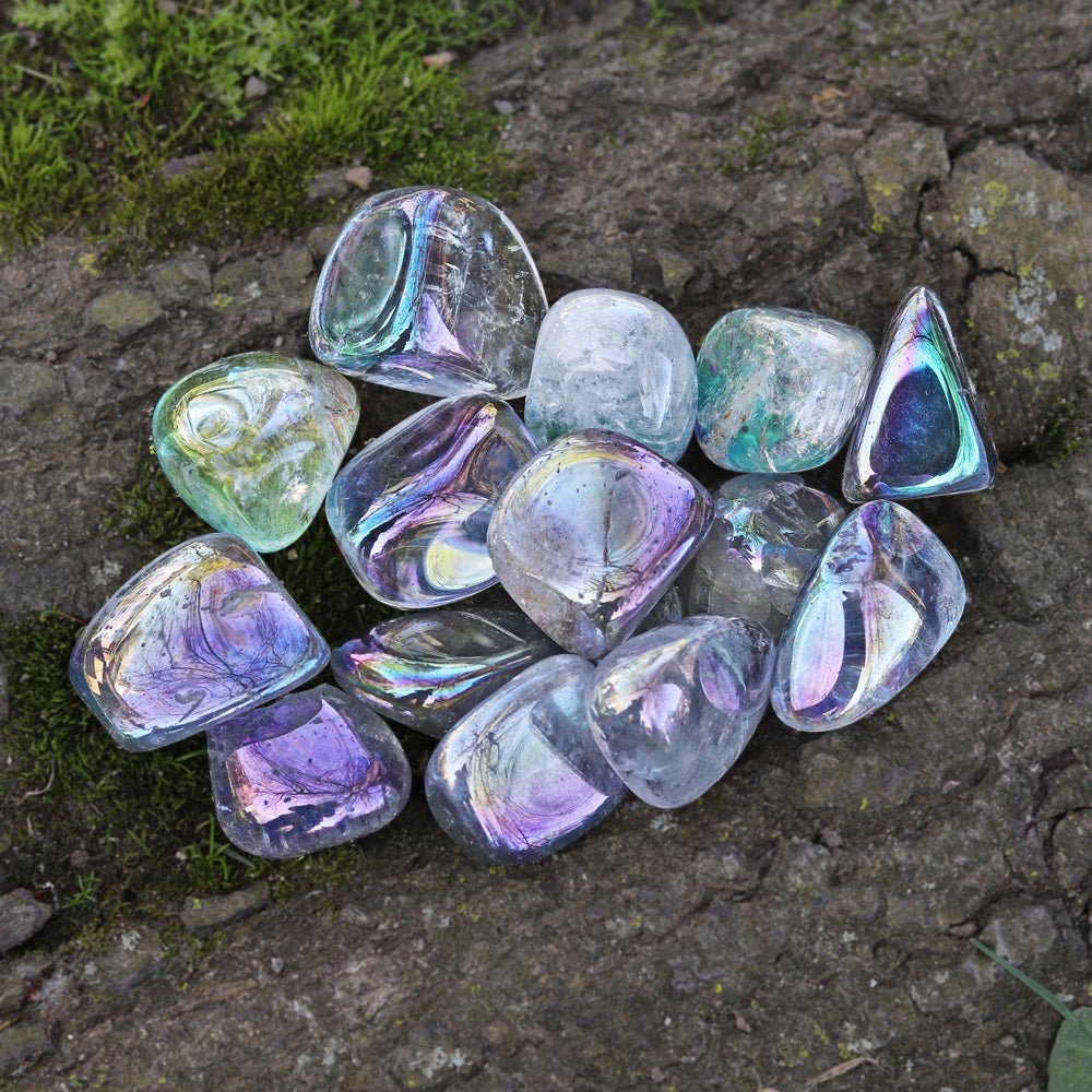 Quartz, Rainbow Tumbled - 13 Moons