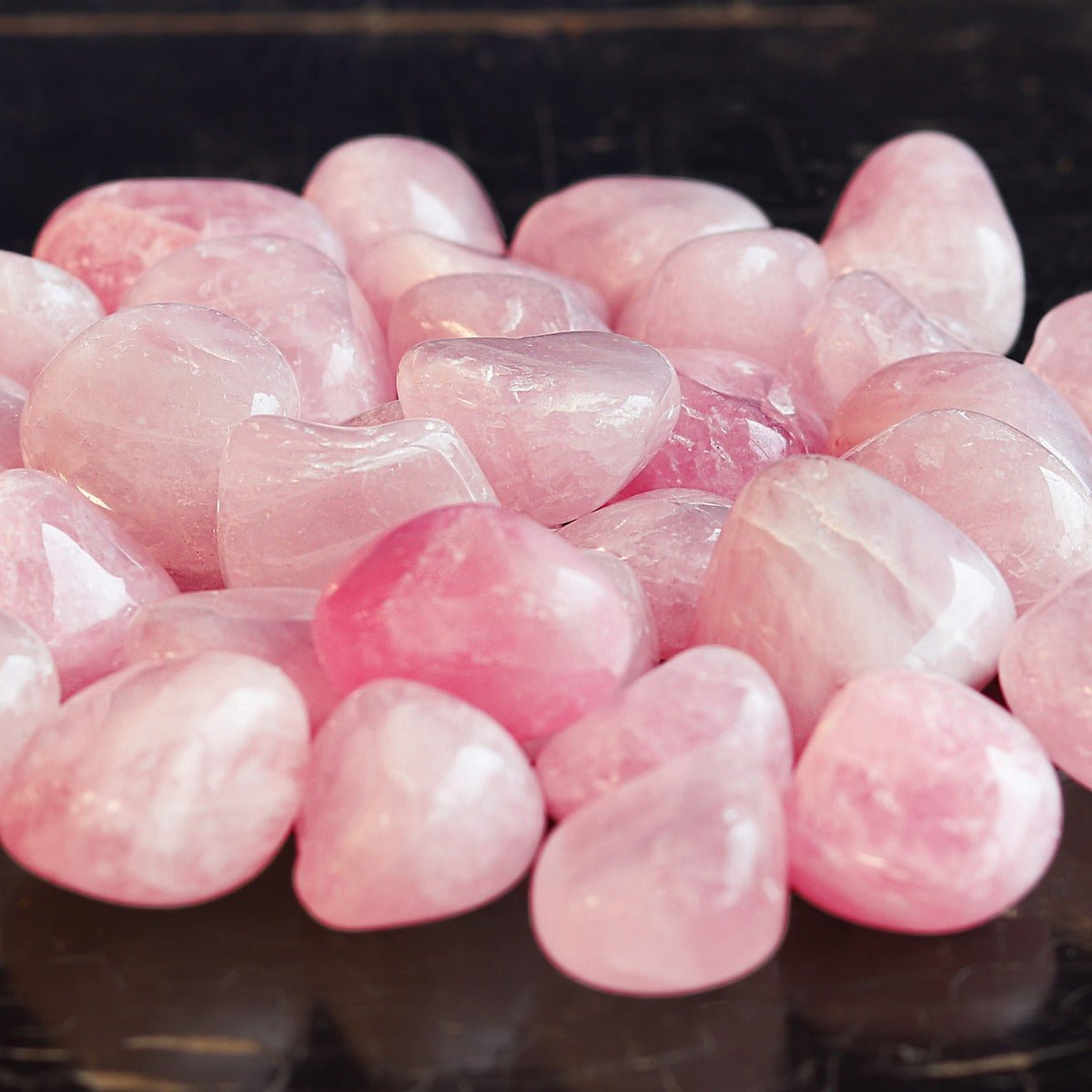 Quartz, Rose Tumbled Stone - 13 Moons