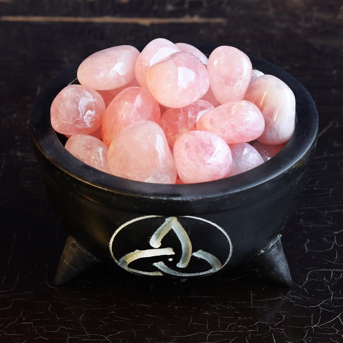 Quartz, Rose Tumbled Stone - 13 Moons